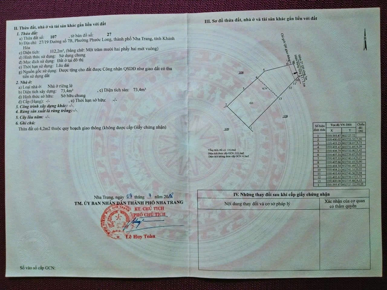 BÁN ĐẤT TẶNG  NHÀ  TẠI  phường Phước Long, thành phố Nha Trang, tỉnh Khánh Hòa