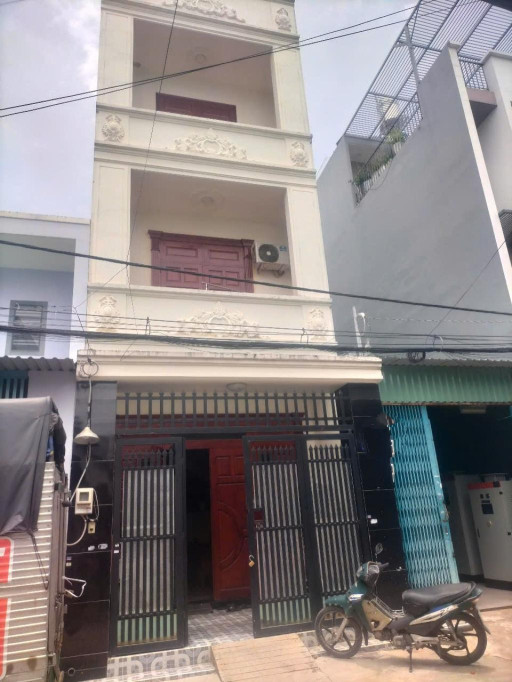 Bán nhà 4 tầng 60m² đường số 6  Phường Bình Hưng Hoà B Quận Bình Tân