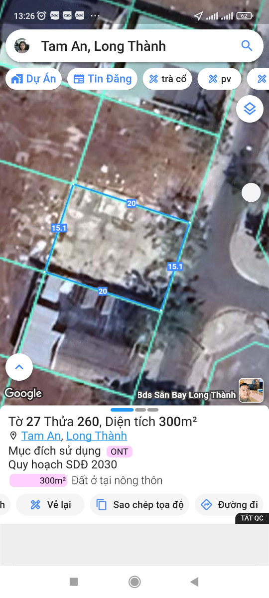 Bán đất Tam An, Long Thành, Đồng Nai