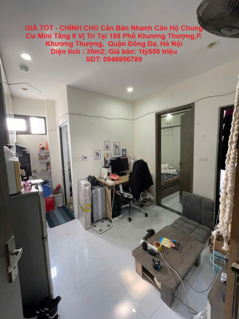 GIÁ TỐT - CHÍNH CHỦ Cần Bán Nhanh Căn Hộ Chung Cư Mini Tầng 6 Vị Trí Tại Quận  Đống Đa, TP Hà Nội
