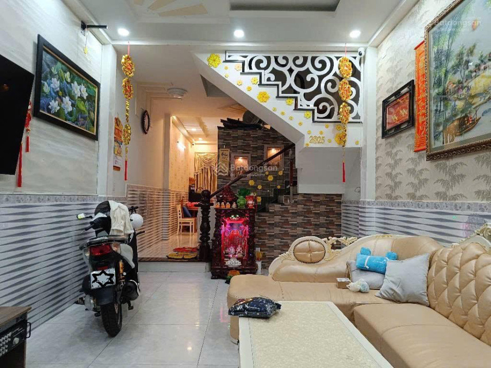 BÁN NHÀ HẺM XE HƠI - GẦN AEON MALL CAO LỖ, QUẬN 8 62M2 (4X15M) 3 TẦNG NHỈNH 8 TỶ