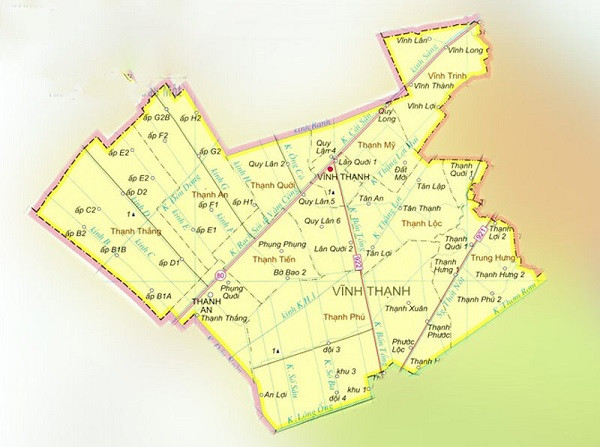 Bản đồ quy hoạch huyện Vĩnh Thạnh, Cần Thơ mới nhất 2024