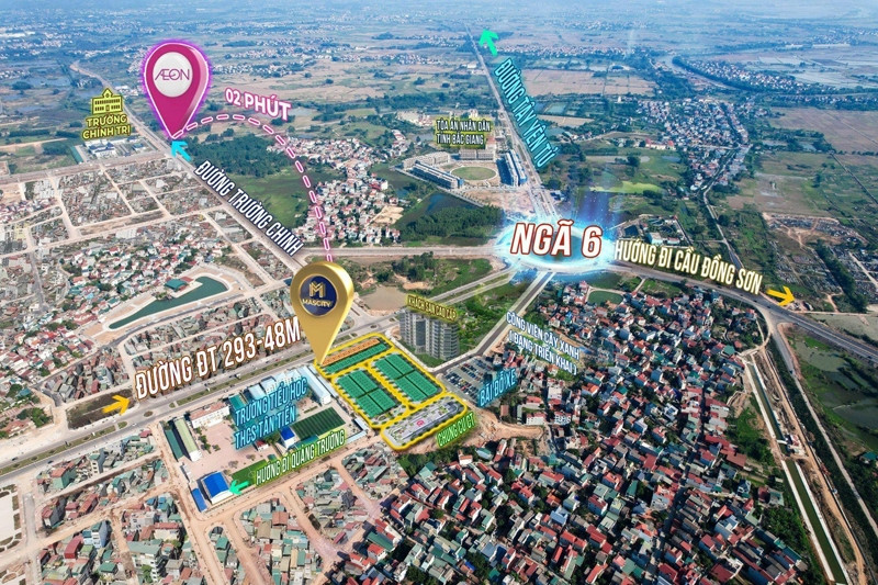 Vị trí trung tâm của MasCity