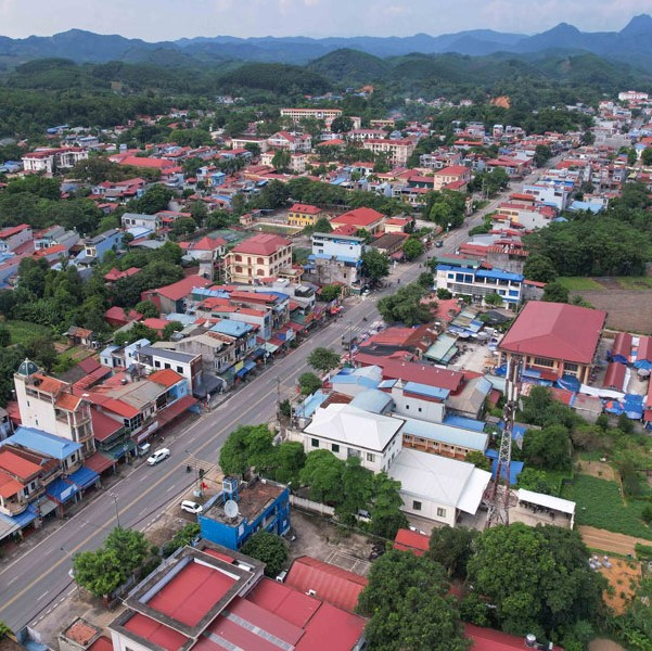 Vị trí trung tâm huyện Định Hóa