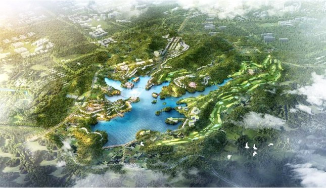 Quy hoạch phân khu Khu đô thị nghỉ dưỡng, vui chơi giải trí và sân golf Yên Thế. Ảnh: Cổng TTĐT Bắc Giang.